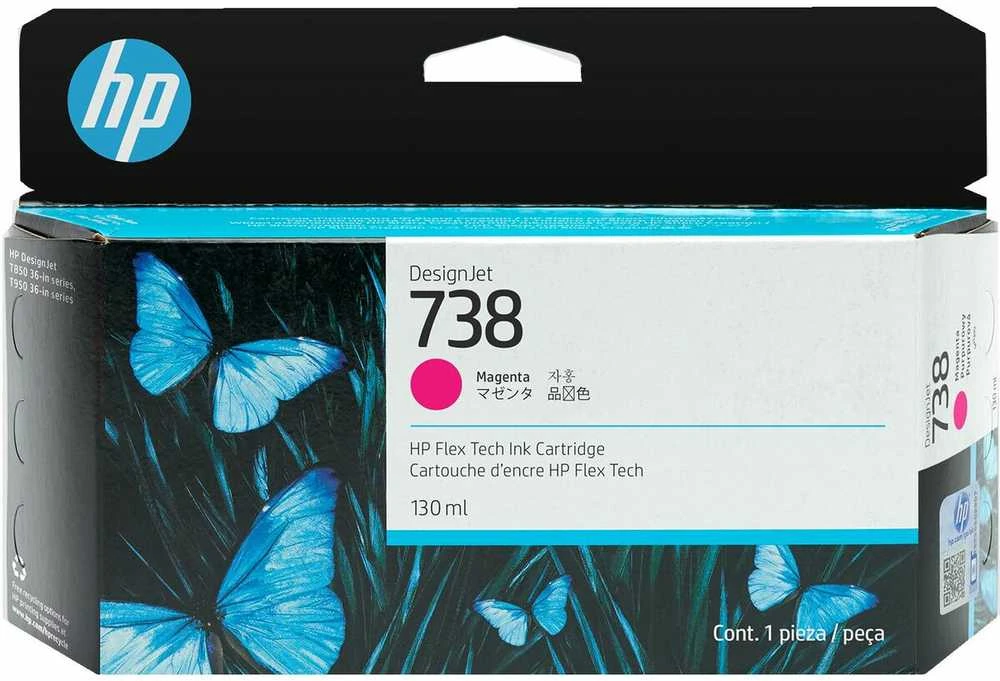 Hewlett Packard (HP) HP 738 130 ml violetinė
