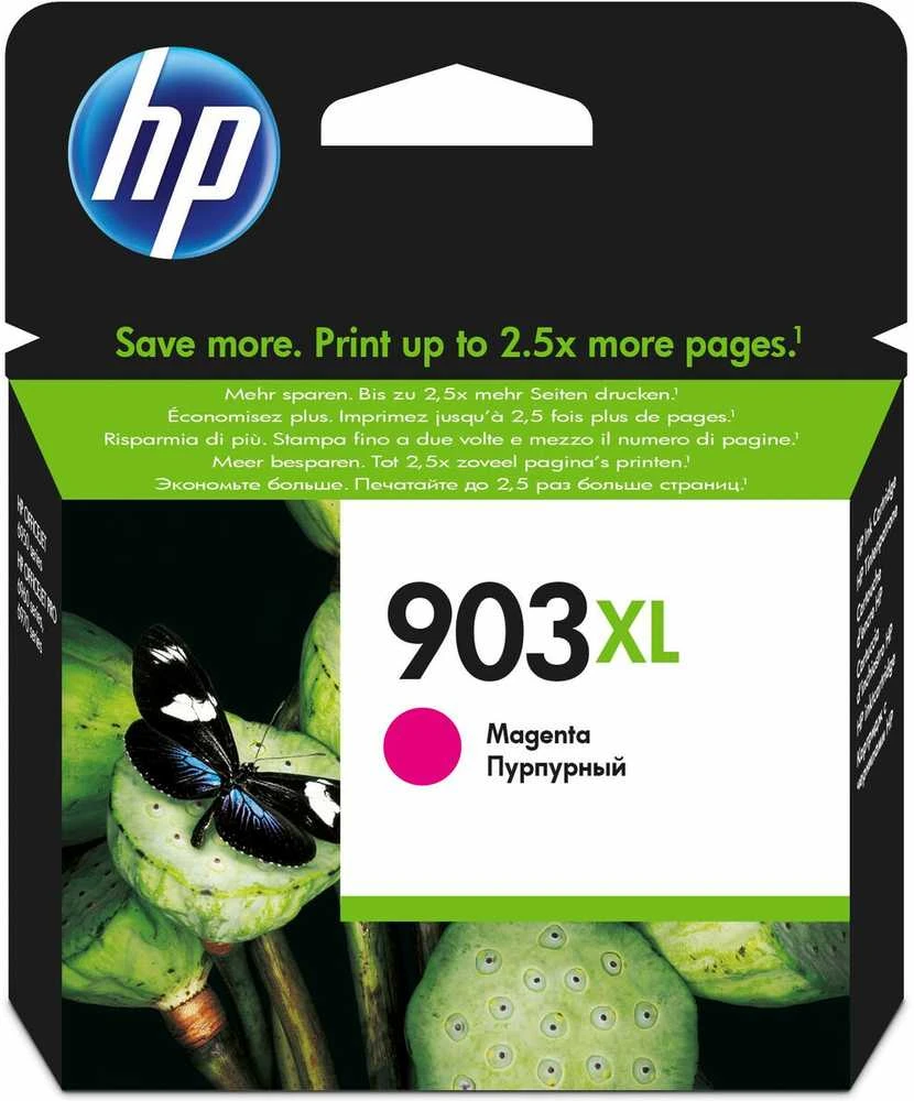 Hewlett Packard (HP) HP originalus rašalas / kasetė T6M07AE, HP 903XL, rausvai raudona, lizdinė pakuotė, 825s, 9,5 ml, didelės talpos, EOL