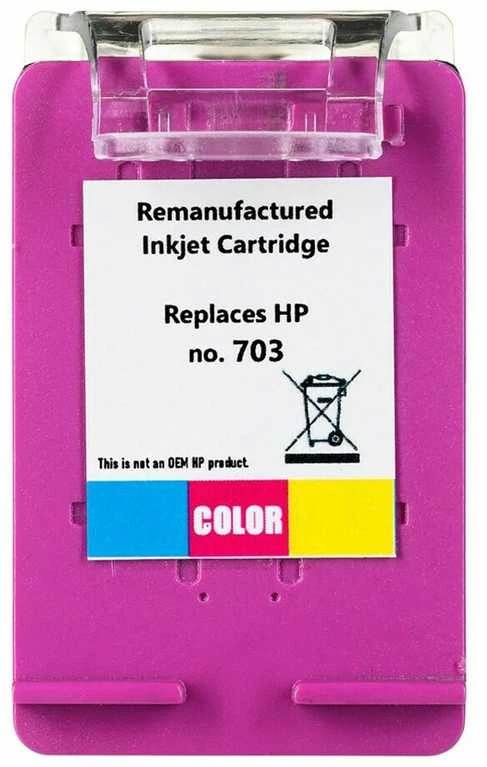 Superbulk Rašalo kasetė - HP B-H703C Suderinama Didelio Pajėgumo Trijų Spalvų