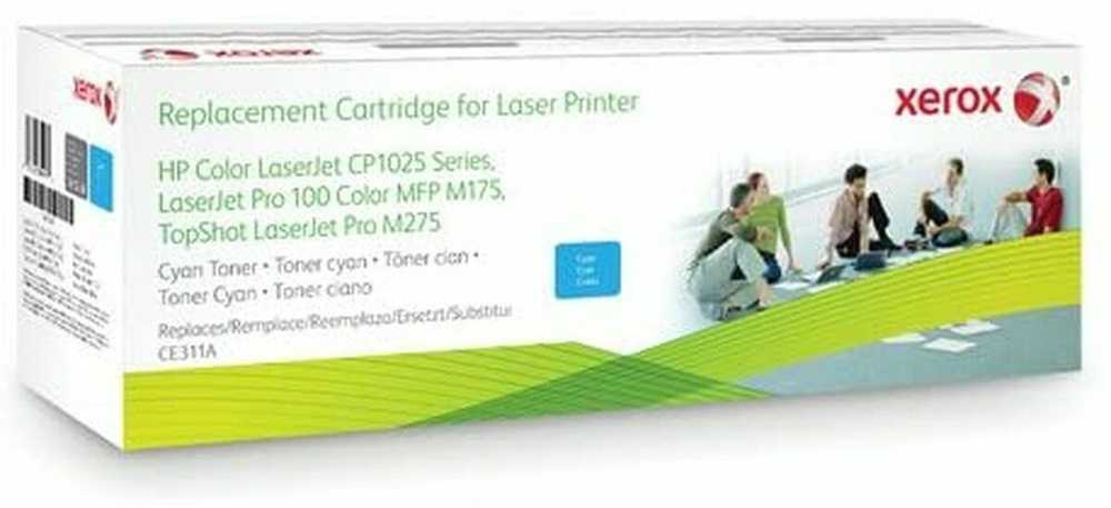 Xerox Cyan toner cartridge. Equivalent to HP CE311A. Compatible with HP Colour LaserJet 100 M175 MFP - Colour LaserJet CP1025 - 1100 pages - Cyan - 1 pc(s)