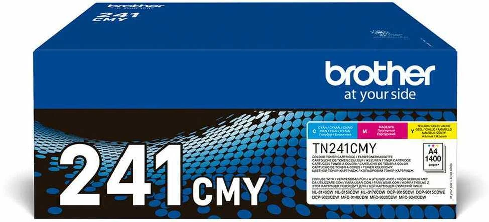 Brother TN241CMY | Toneris Multipack | Cyan, Magenta, Geltona