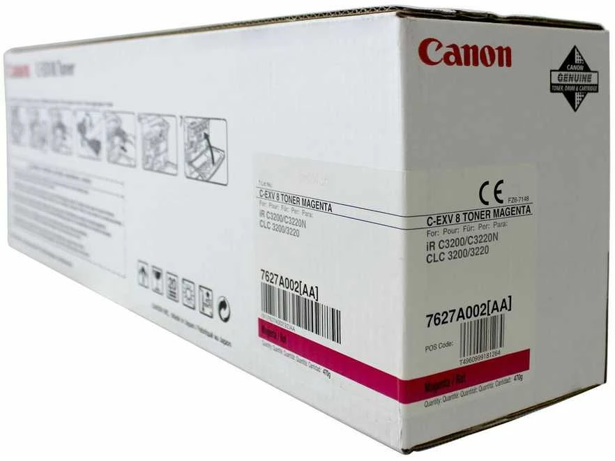 Originalus „Canon“ toneris C-EXV8 M, 7627A002, rausvai raudonas, 25000 lapų