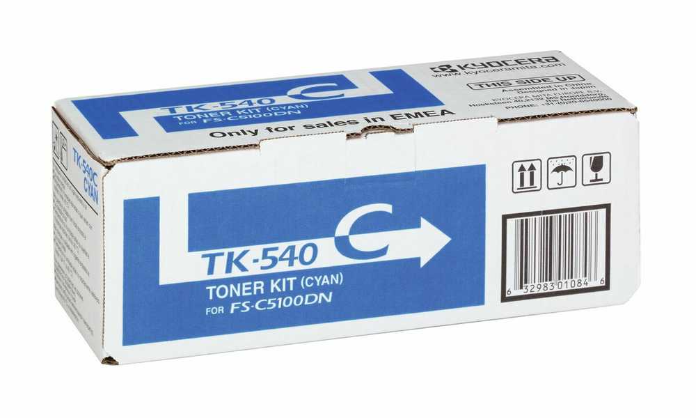 Kyocera TK-540C (1T02HLCEU0), žydra kasetė