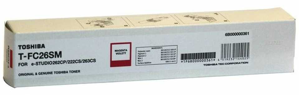 Toshiba T-FC26SM6K (6B000000555), purpurinė kasetė