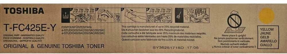 Tonerio Kasetė - Toshiba T-FC425EY 24000 Puslapių Geltona