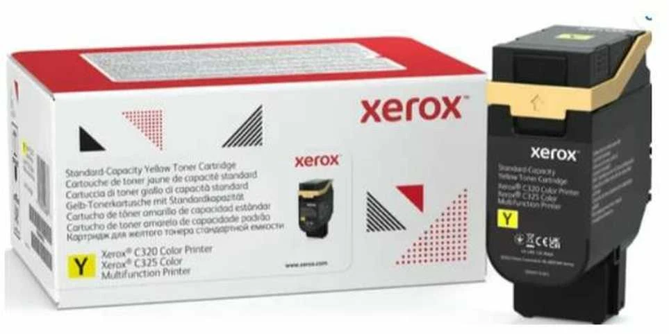 XEROX C320 C325 Geltonas - STANDARTINĖS TALPOS TONERIO KASETĖ