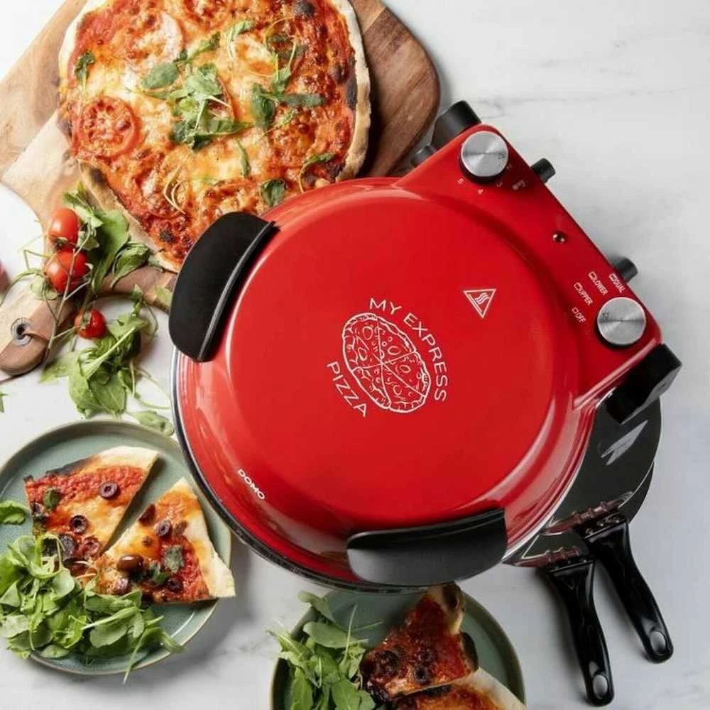 Domo DO9284PZ My Express Pizza 1200 W raudonos picos krosnis