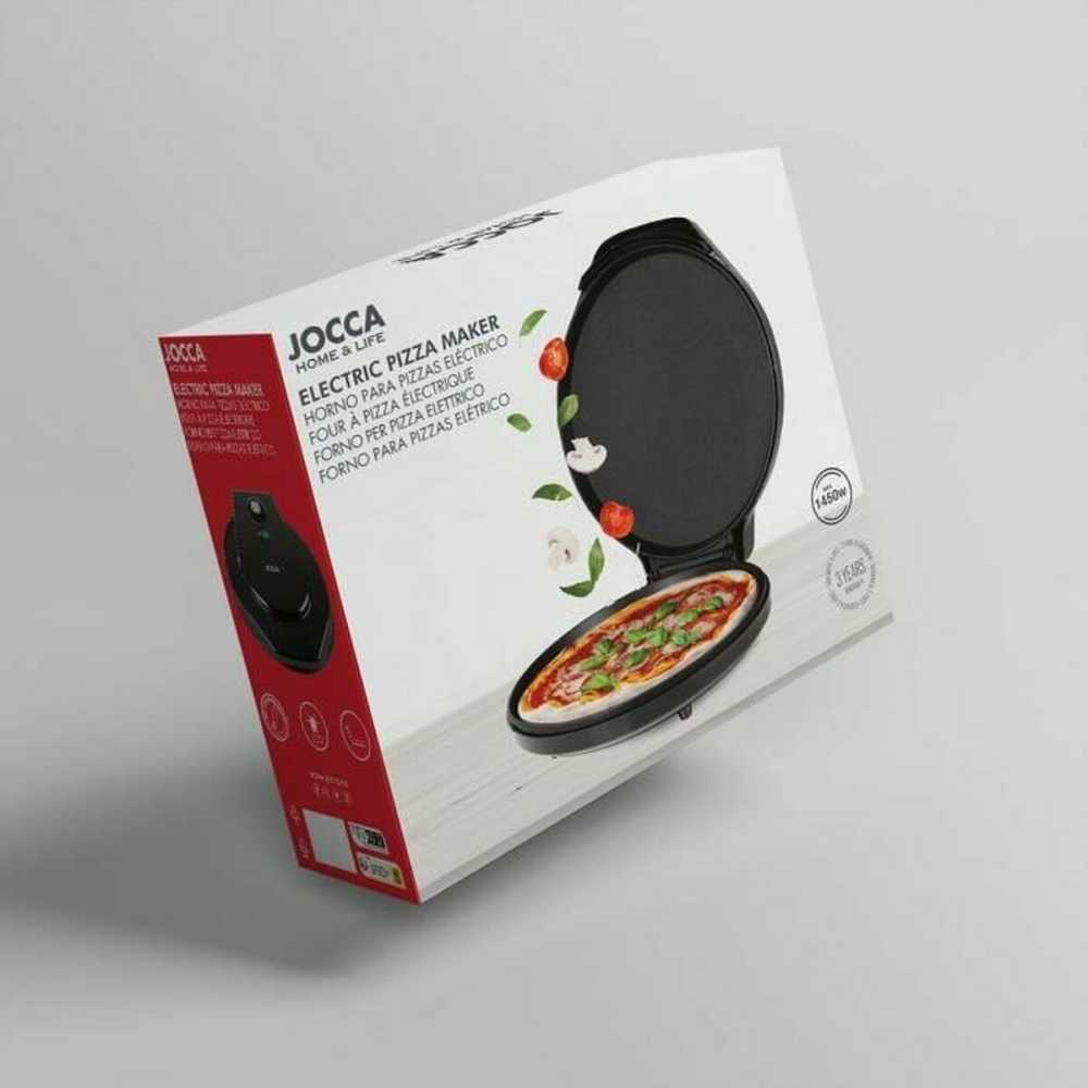 Jocca picos krosnelė, picos gaminimo prietaisas Pizza Maker 1450W 30,5 cm, juodas