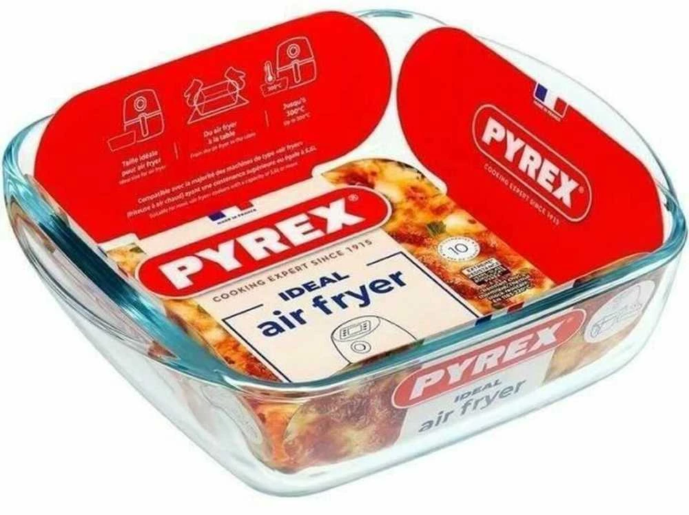 Oro keptuvė 1 l PYREX kvadratinė kepimo skarda