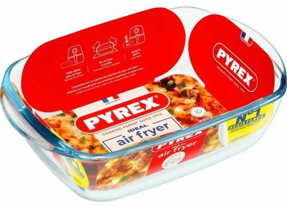 Stačiakampė oro gruzdintuvė 1,2 l PYREX