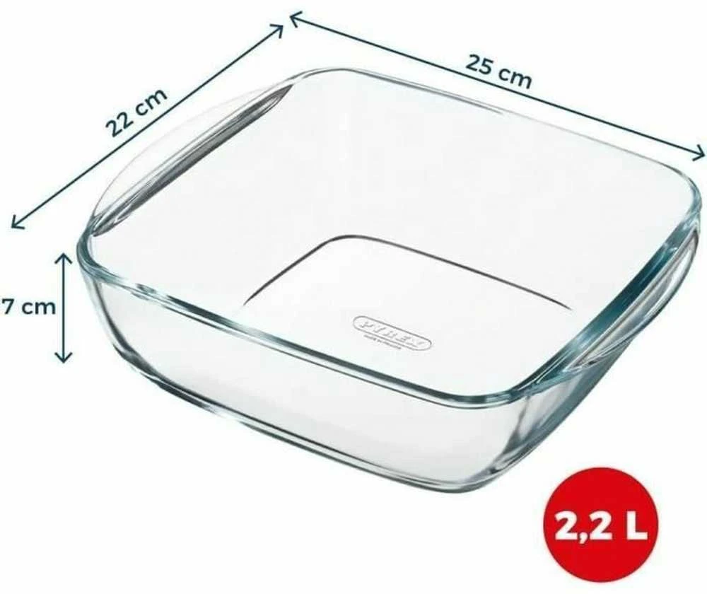 Air Fryer 2,2 l PYREX kvadratinis skrudintuvas