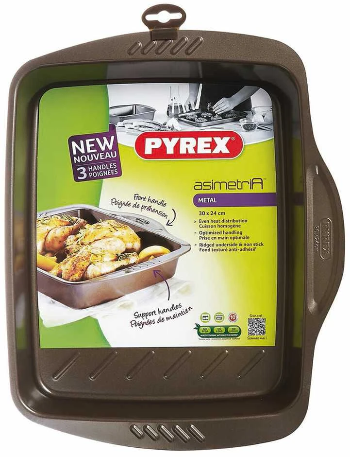Forma / blacha Asimetria 30 x 24 x 6 cm PYREX