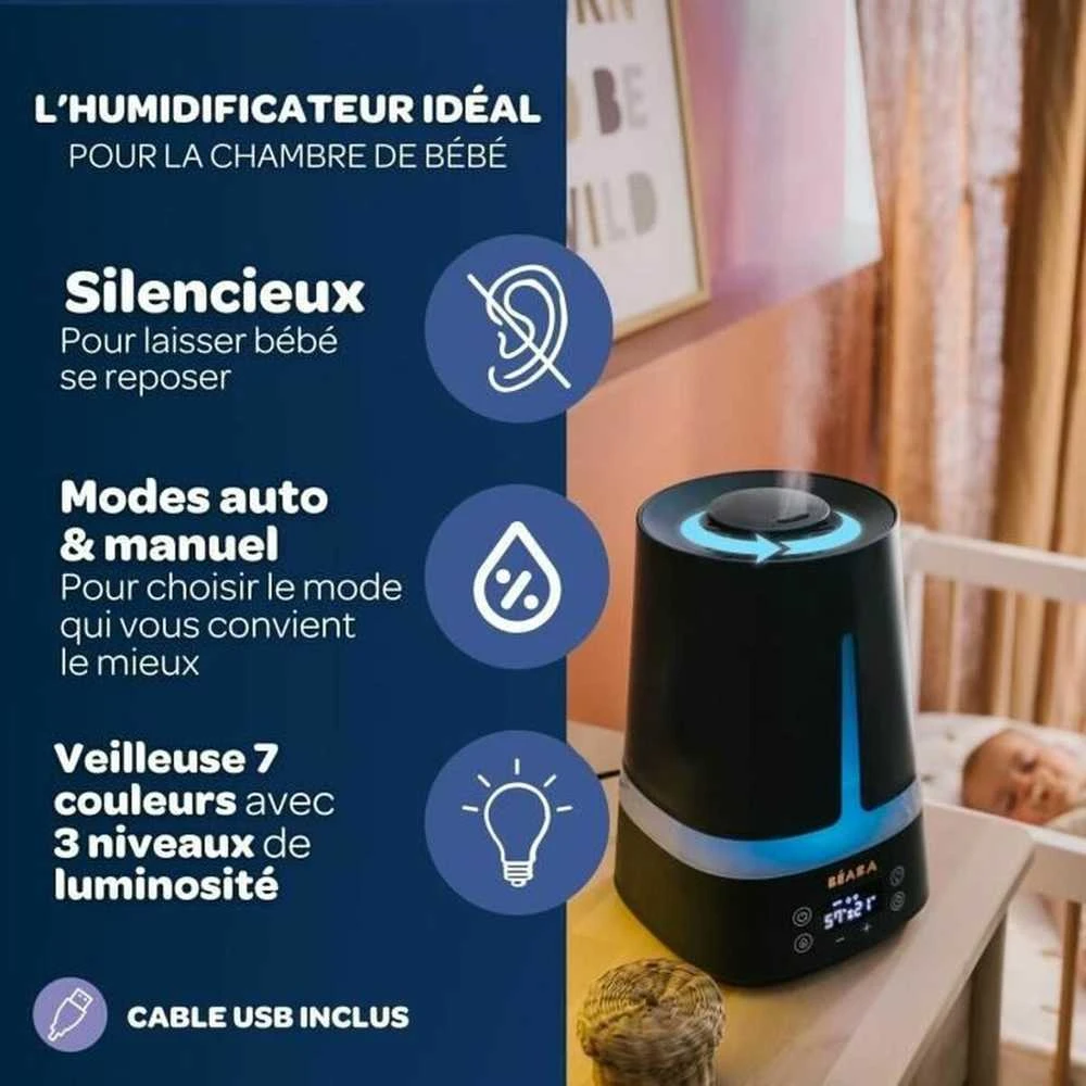 Drėkintuvas Beaba Zen Air Night mėlynas 920416