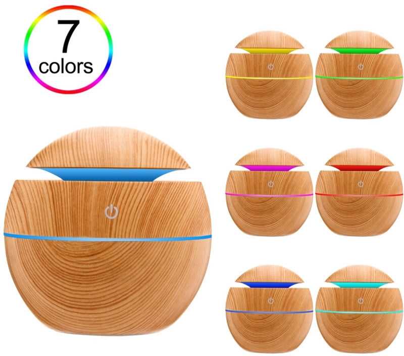 Oro drėkintuvas su LED RGB apšvietimu, 200 ml