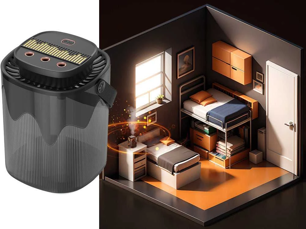 Drėkintuvas Oro drėkintuvo aromatinis difuzorius aromaterapijai RGB apšvietimui USB