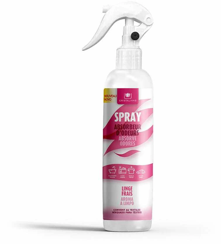 Cristalinas Purškiklis Absorbe Olores Aroma A Limpio, 250 ml