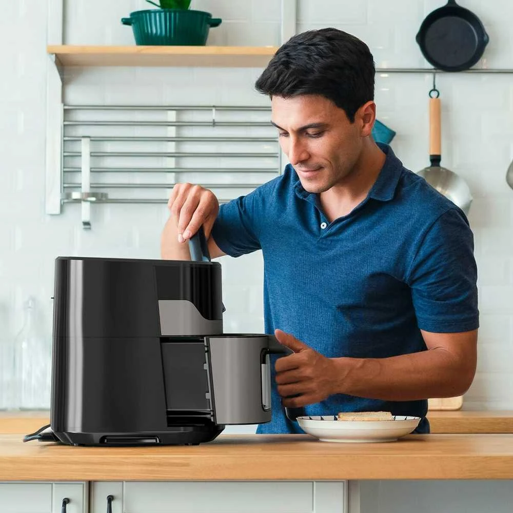 Black & Decker Juodas & Decker Karšto oro gruzdintuvė - Juodas & Decker BXAF6500E