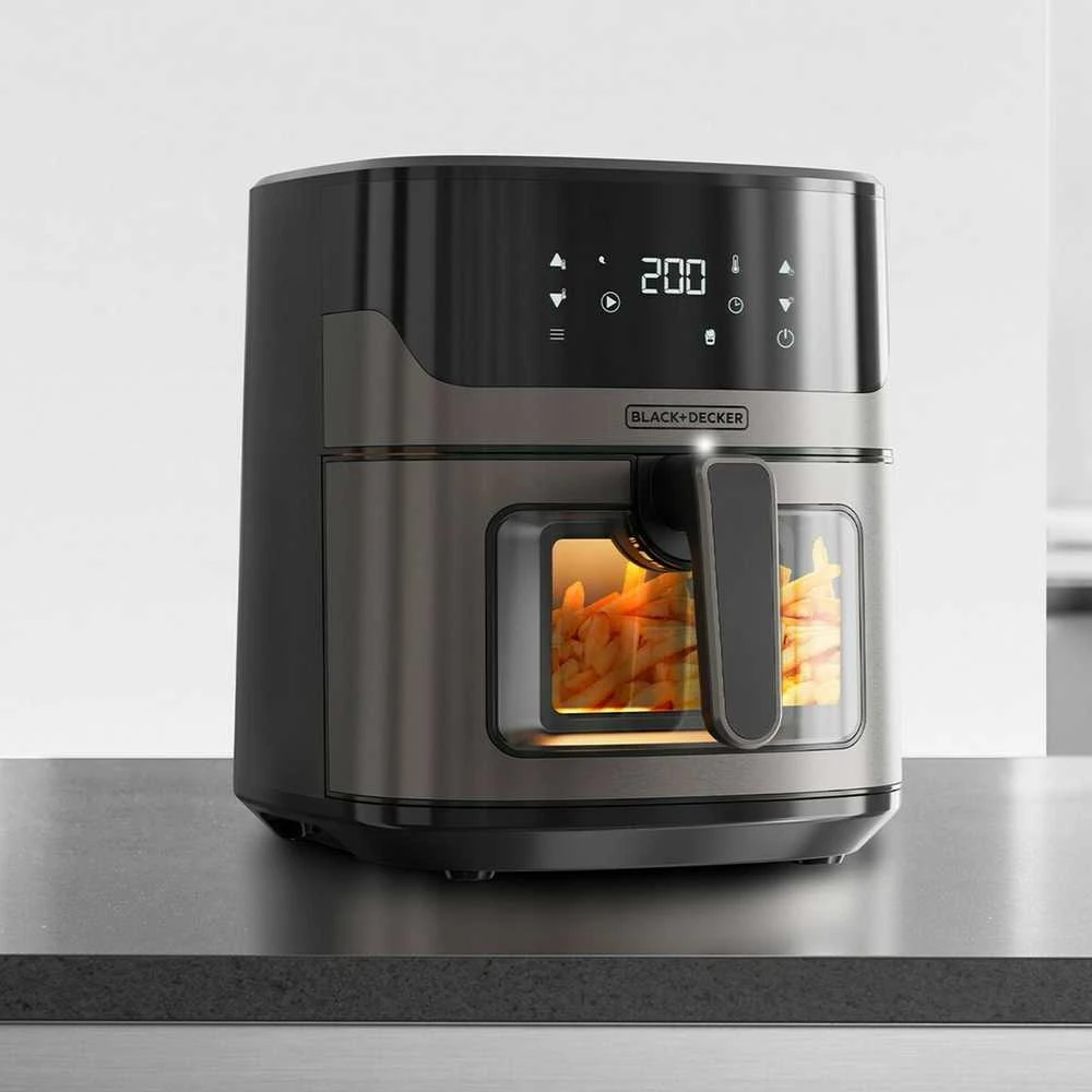 Black & Decker Juodas & Decker Karšto oro gruzdintuvė - Juodas & Decker BXAF6500E