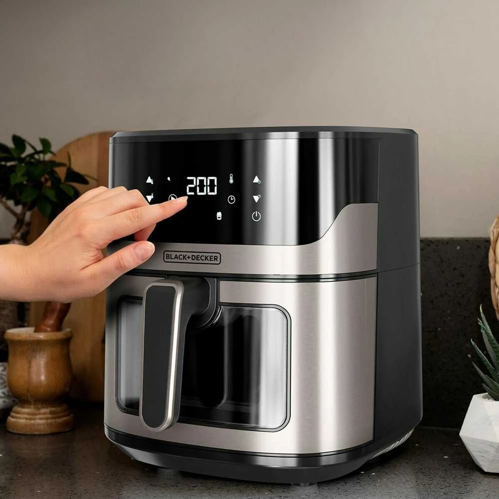 Black & Decker Juodas & Decker Karšto oro gruzdintuvė - Juodas & Decker BXAF6500E