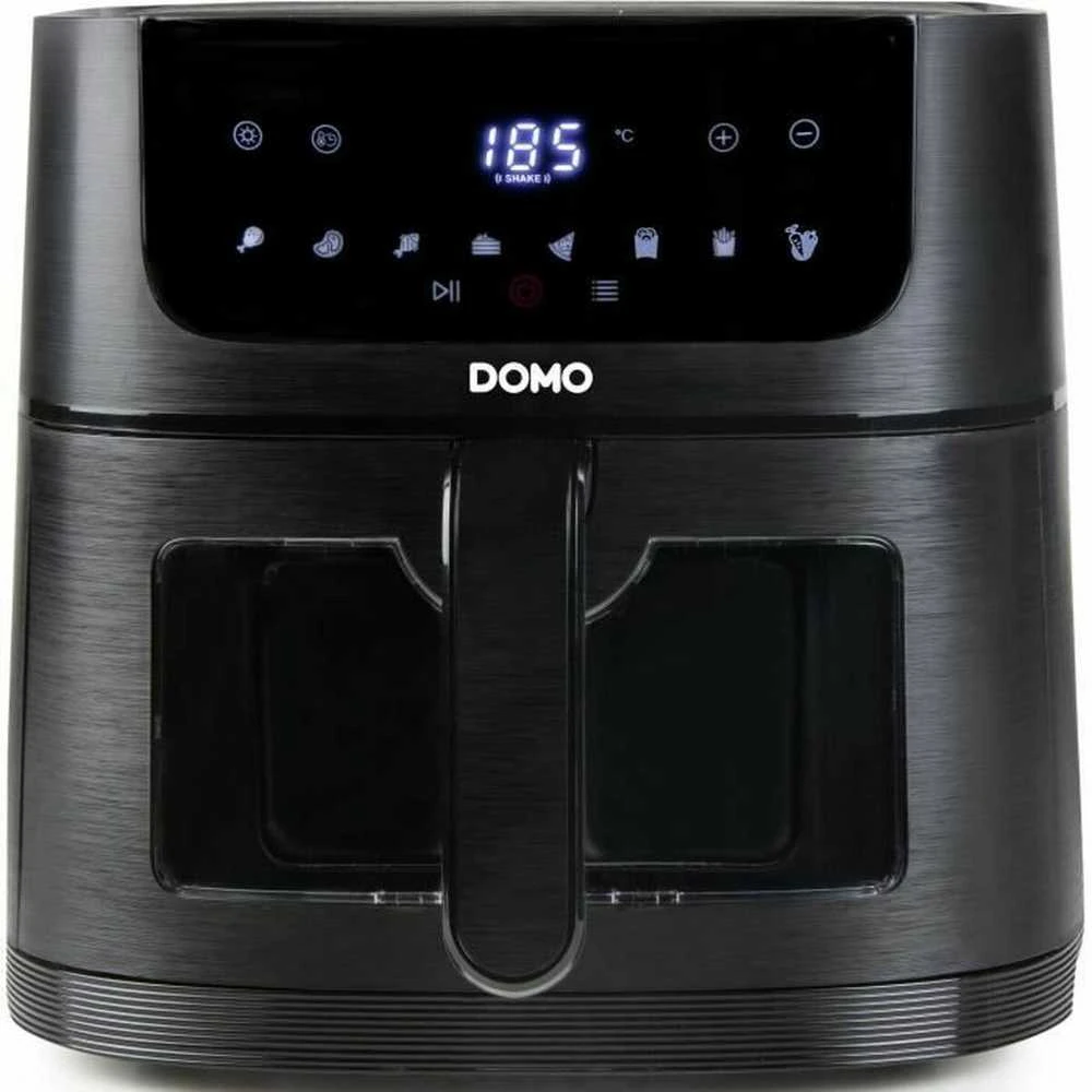 DOMO DO540FR neriebi ir aliejaus neturinti gruzdintuvė su langeliu, 1500 W, 6 l, 1,5kg