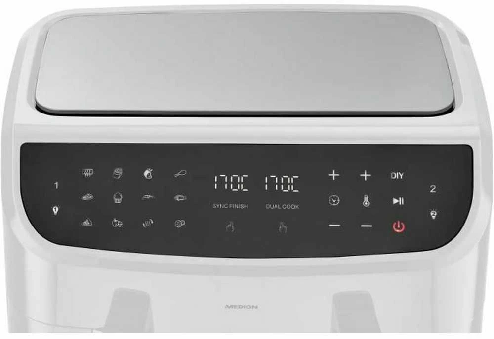 Oro gruzdintuvė Medion LIFE P20 Balta Juoda 2600 W 8,7 l