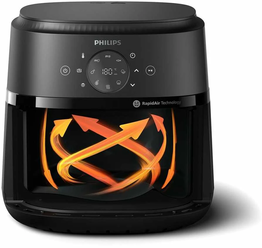 Philips 2000 serijos 6,2 l oro gruzdintuvė, sidabrinės spalvos (NA231/00)
