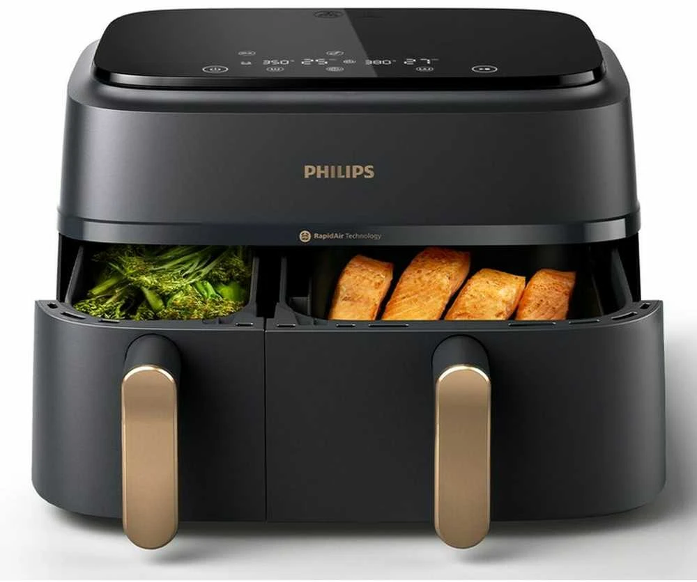 Philips 3000 Series Dviejų krepšelių gruzdintuvė NA352/00
