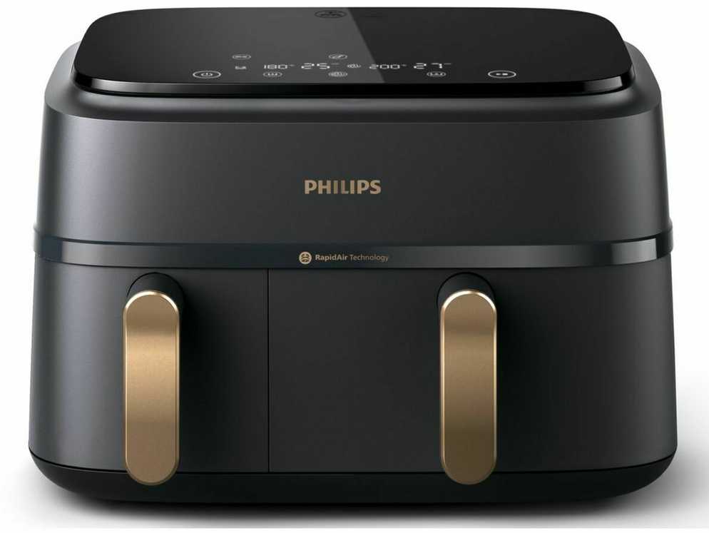 Gruzdintuvė Philips 3000 serija „Airfryer“ su dviem krepšeliais NA352/04