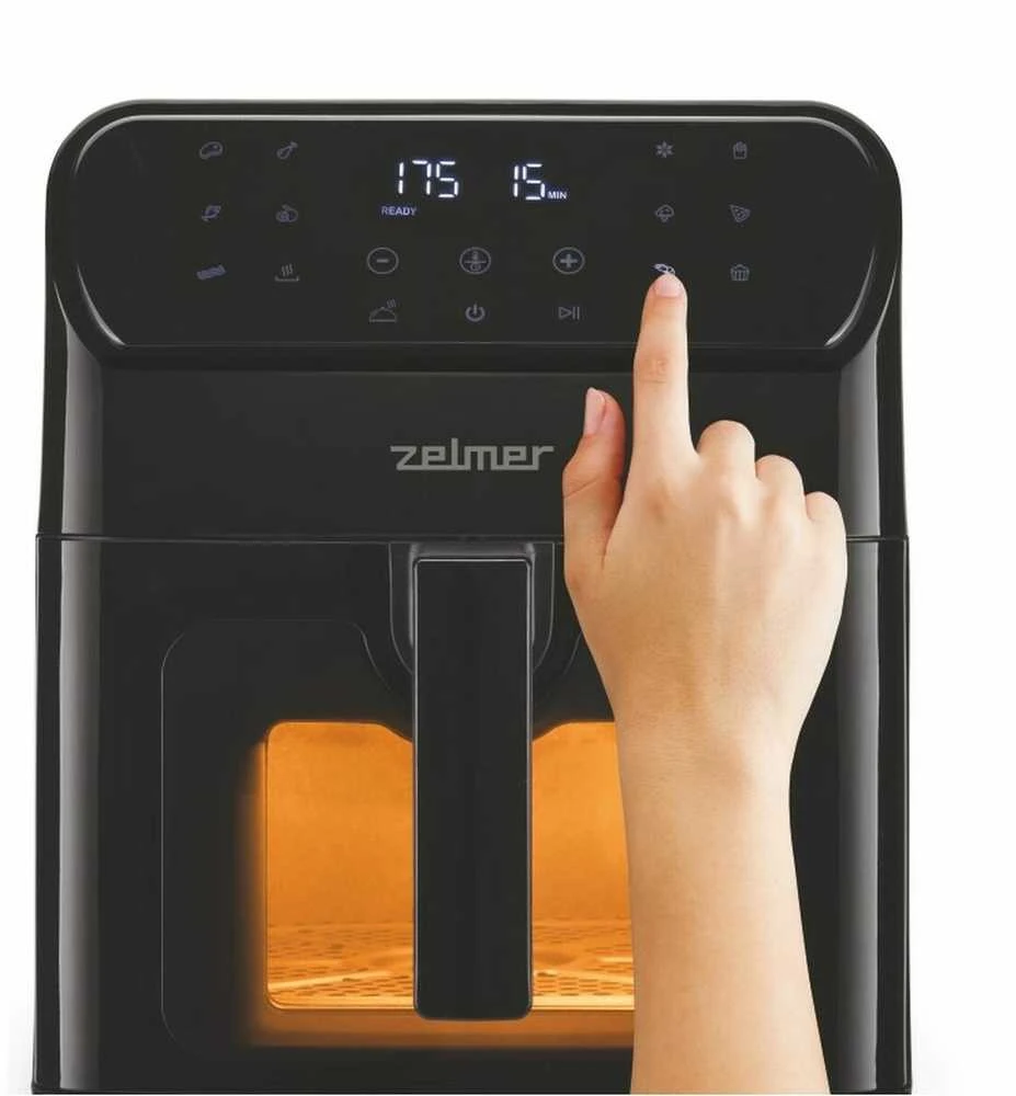 Karšto Oro Gruzdintuvė - Zelmer ZAF6500 6.5 L 1500 W Juoda