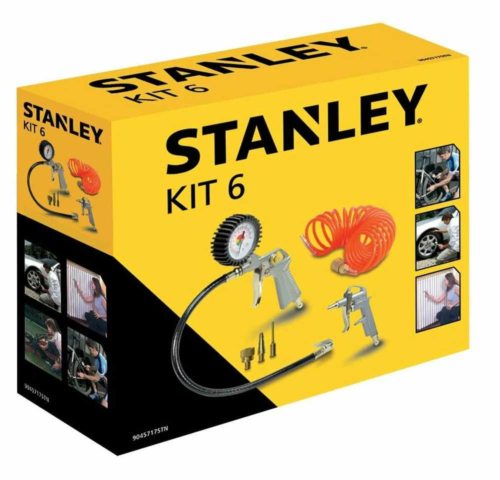 Kompresoriaus įrankių rinkinys pūtimui Stanley KIT6
