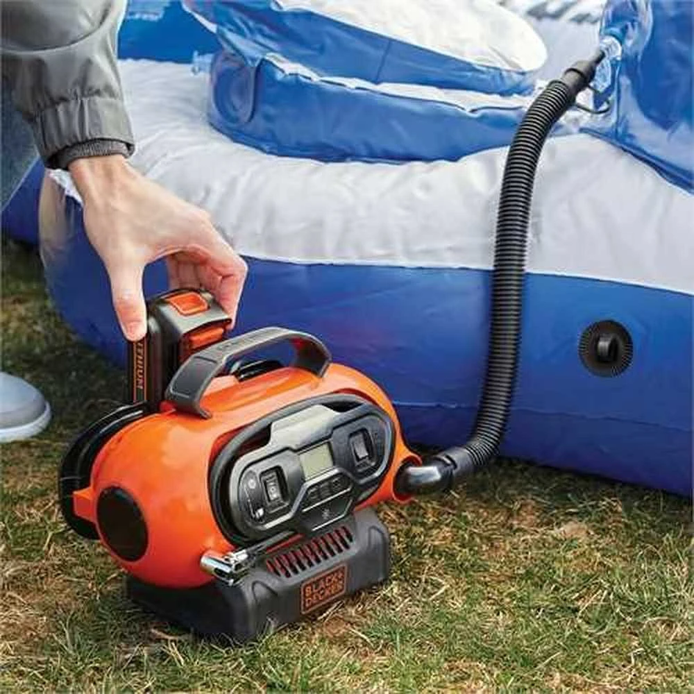 Black & Decker Oro kompresorius Juodas & Decker - BDCINF18N-QS | 12V/230V