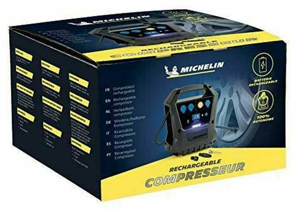 MICHELIN belaidis akumuliatorinis oro kompresorius 120 W 6,9 bar modelis 009522