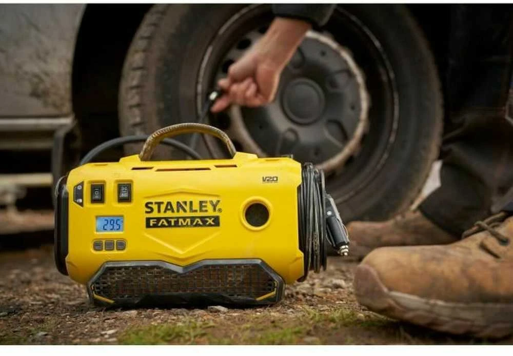 Akumuliatorinis oro kompresorius Stanley SFMCE520B-QW; 18 V (be akumuliatoriaus ir pakrovėjo)