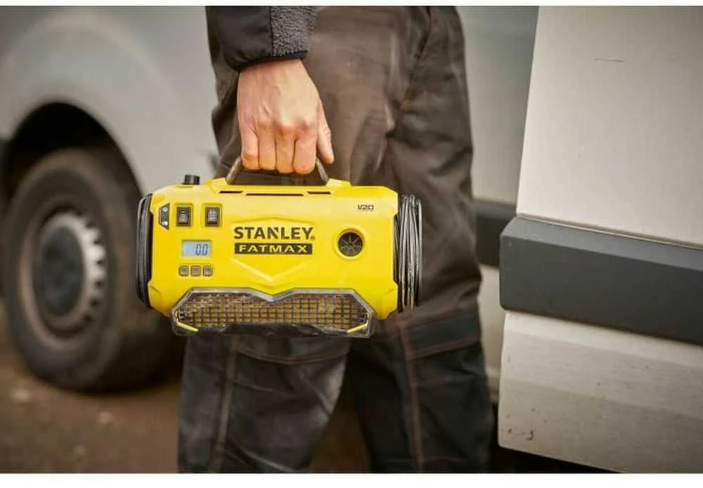 Akumuliatorinis oro kompresorius Stanley SFMCE520B-QW; 18 V (be akumuliatoriaus ir pakrovėjo)