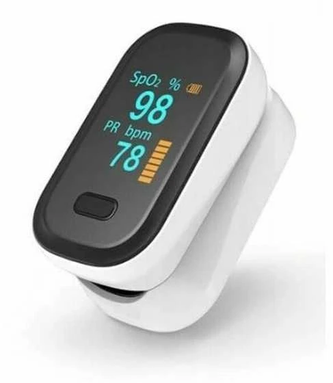 Oro-med Pulsoksimetras - Oromed PULS_ORO-OXIMETER Matuoja 2-100% SpO2, 30-250 bpm, OLED, Balta