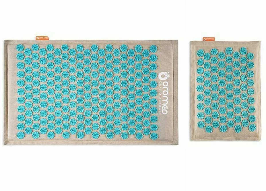 Oro-med ORO-HEALTH akupresūros kilimėlis, spalvotas pilkas