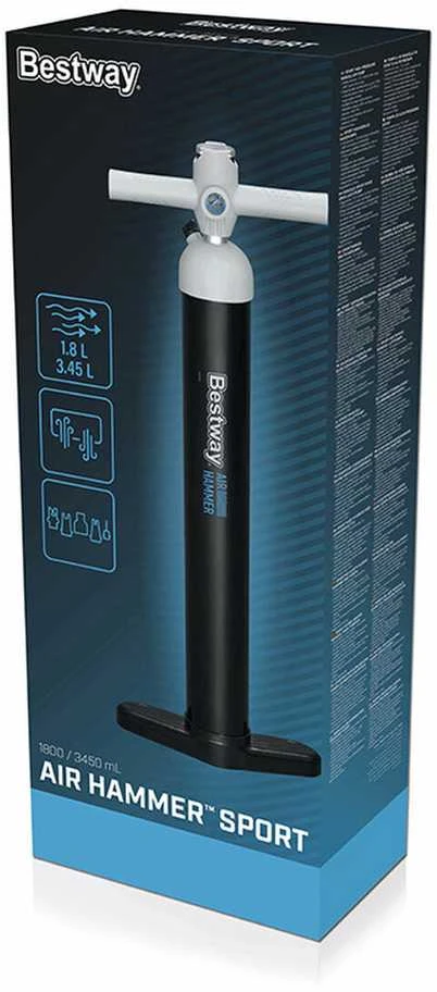 Bestway aukšto slėgio rankinis siurblys, dviejų krypčių manometras 62227