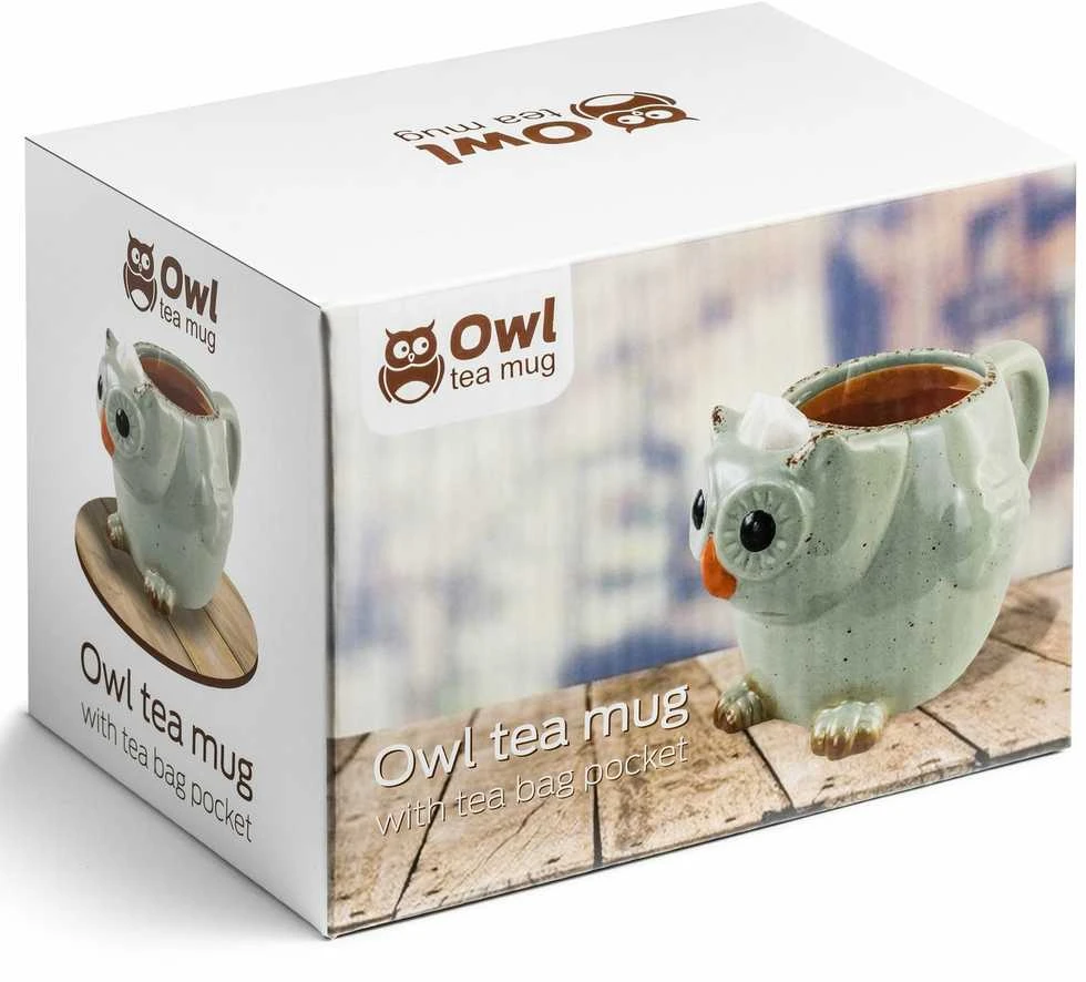 OWL puodelis - su arbatos kišenėle