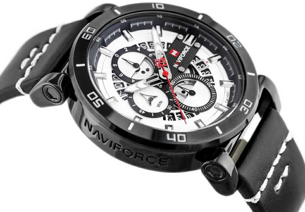 „Pacific Watch“ odinis dirželis W48 – PREMIUM – tamsiai ruda II – 24 mm