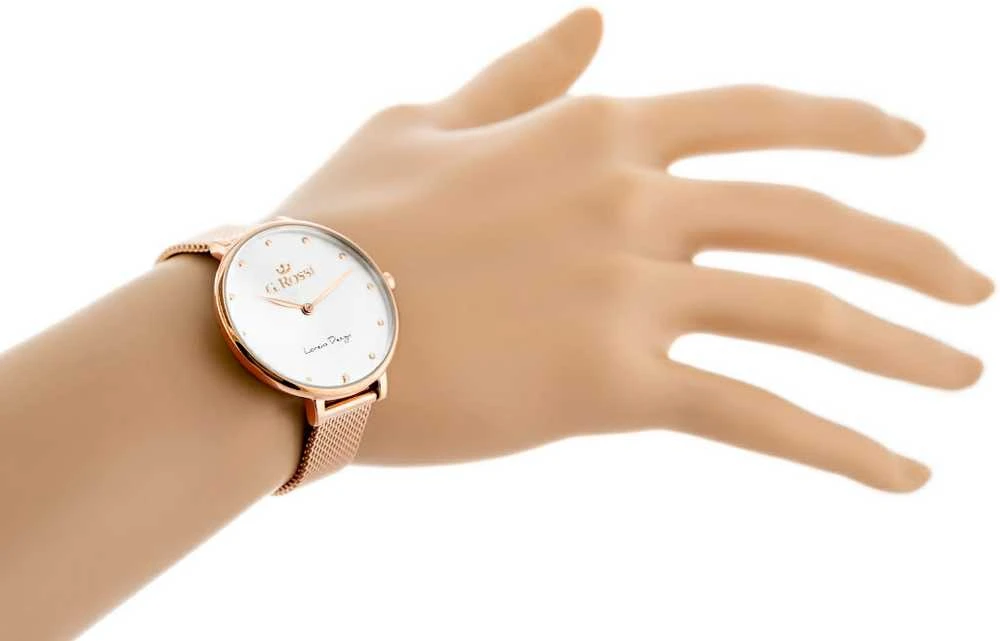 Bransoleta Pacific M4 - siatka HQ - rosegold 14mm