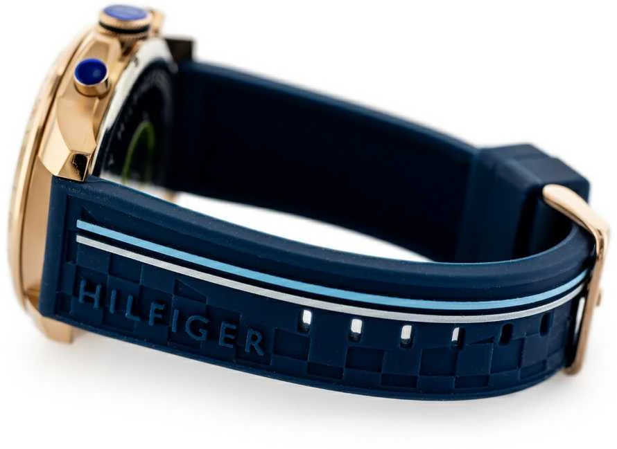 Išmanusis laikrodis Pacific U14 rubber watch strap - juodas/oranžinis - 22mm