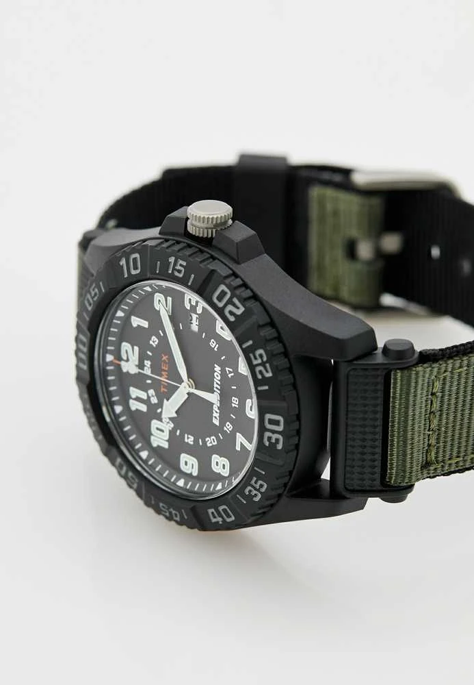 Pacific U27 rubber watch strap - mėlynas/auksinis - 22mm