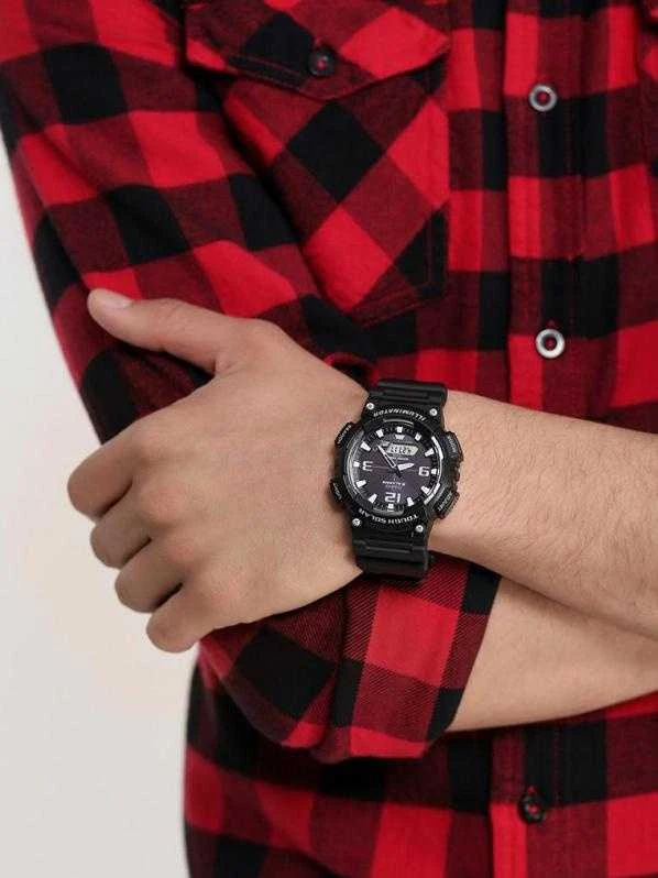 Pacific U27 rubber watch strap - žalias/auksinis - 22mm