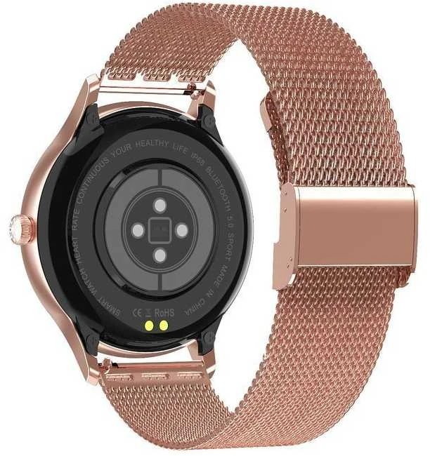 Pacific W110 leather watch strap - juodas - 22mm