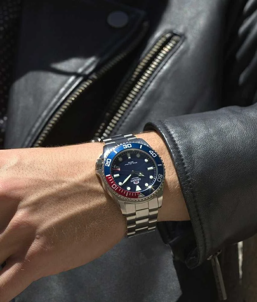 Pacific Dirželis oda W29 laikrodžiui - PREMIUM - juoda - 20mm