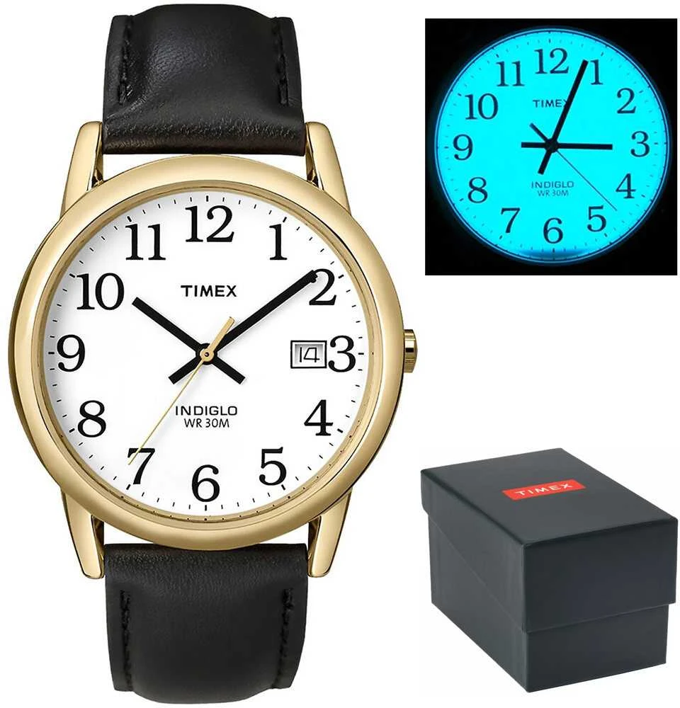 Pacific W34 leather watch strap - PREMIUM - juodas/juodas - 24mm