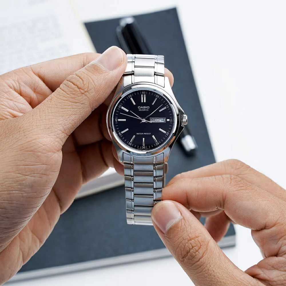 Pacific Odinė laikrodžio apyrankė W34 - PREMIUM - juoda/balta - 24mm