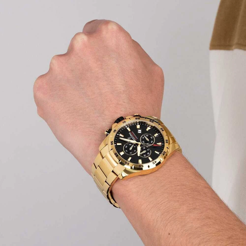 Odinis laikrodžio dirželis „Pacific W41“ – ruda – 22 mm