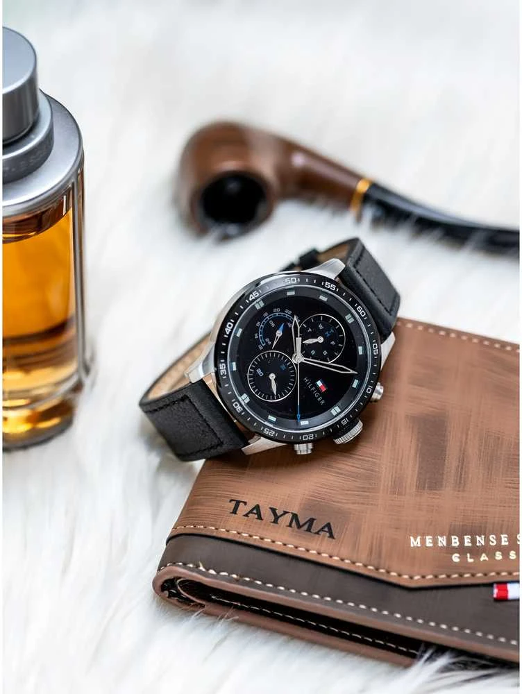 Pacific Odinė laikrodžio apyrankė W72 - juoda/juoda 22mm