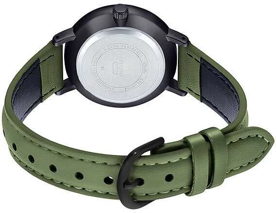 Pacific W80 ruda/juodas 20mm leather watch strap